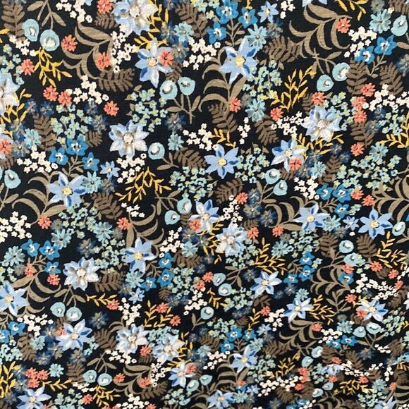 J Jill Floral Modal Blend Colorful Boho Dress Size Small - Picture 8 of 8